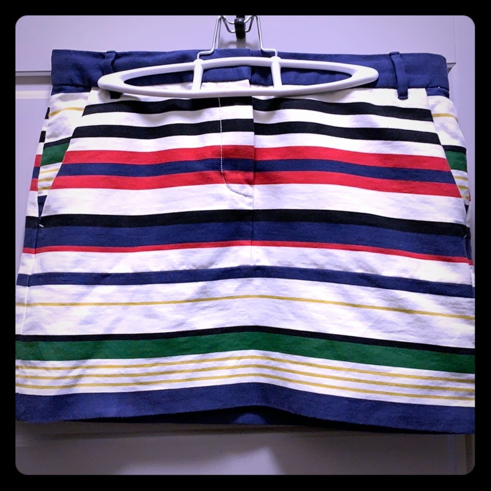 J.Crew striped skirt